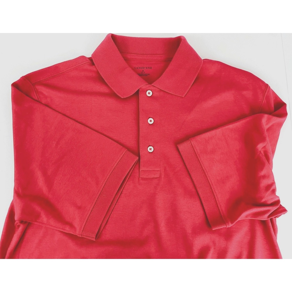 NEW Organic CottonShort Sleeve Polo Shirt Men's M Raam Raj Red Top Casual Golf